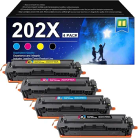 202X 202A Replacement for HP 202X Toner Cartridges Compatible with Color Laserjet Pro MFP M281fdw Toner, Color Pro MFP M281cdw