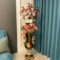歐式落地大花瓶仿真花套裝客廳裝飾花藝擺件美式高檔家居插花擺設