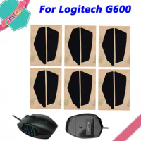 Hot sale 5set Mouse Feet Skates Pads For Logitech G600 wireless Mouse White Black Anti skid sticker replacement Connector