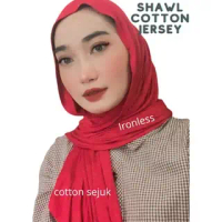 SHAWL COTTON JERSEY  SHAWL LAZY COTTON