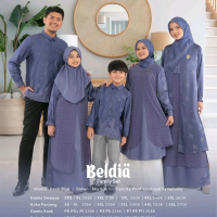 SARIMBIT BELDIA DEEP BLUE RAYYA SERIES NIBRAS FAMILY SET 2026