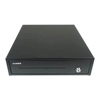 KASSEN Cash Drawer K 330 K-330 Laci Kasir 4 slot uang kertas 5 slot coin RJ11 K330 / K330BR