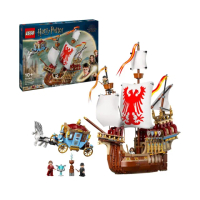 【LEGO 樂高】哈利波特系列 76440 抵達三巫鬥法大賽:德姆蘭大船和波巴洞馬車(momo線上獨家 霍格華茲)