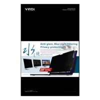 【YADI】MacBook Air 13 2024/M3/13.6吋/A3113 磁吸防窺保護貼 水之鏡(防窺視、濾藍光、抗眩光、磁吸可拆)
