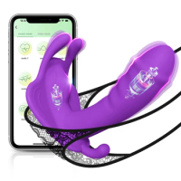 Wearable Dildo APP Vibrator G-Spot Clitoris Stimulator 10 Speeds Invisible Butterfly Panties Vibrating Egg Sex Toys for Womens