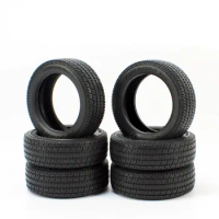 4Pcs 1/18 RC Car Model Tires Dia. 36/37/42/43/45/46mm Width 12/13/14/15mm Rubber Tyres Spare Parts for 1:18 Scale Kyosho Car