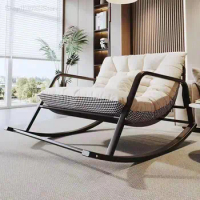 Lounger Sofa Bedroom Balcony Leisure Chair Rocking Chair Adult Recliner Chair Real Sofa Chair Double Rocking Chair Lunch Break