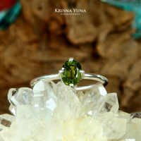 Natural Green Tourmaline Ring
