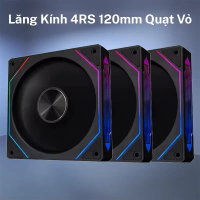 Quạt tản nhiệt case ICE Whale Prism 4RS thiết kế mặt kính vô cực ARGB kích thước 120 mm Đèn LED 5 vo