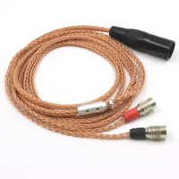 16 Cores Copper Headphone Upgrade Cable Extension Cord For Dan Clarks Audio Mr Speakers Ether Alpha Dog Prime