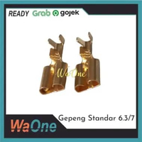 Terminal Skun Gepeng Female Standar Tebal Ukuran Relay, Klakson atau Sekring Besar FEMALE