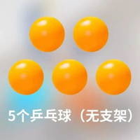 兒童玩具男孩懸掛式乒乓球訓練器男童女童女孩寶寶生日禮物3-6歲5只乒乓球（無懸掛器）