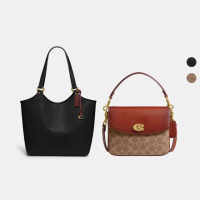 【COACH】蔻馳官方直營 CASSIE 19/BEA/DAY TOTE/CITY ZIP TOTE斜背包 托特包-多款多色可選 線上限定(CV436)