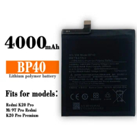 BP40 Replacement Battery For Xiaomi K20 Pro Premium Redmi K20 Pro Mi 9T Pro Mi9T Redmi Rechargeable 4000mAh Latest Batteries