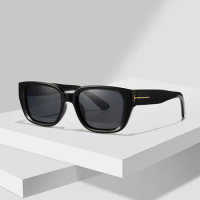 Classic Rectangle TF Logo Sunglasses Men Women Celebrity Driving Sun glasses Tom Ford Style Uv400 Eyeglasses