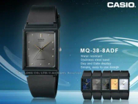 CASIO 簡約指針錶 學生錶 中性錶 橡膠錶帶 生活防水 MQ-38 ( MQ-38-8A )
