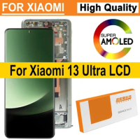 6.73"High Quality AMOLED For Xiaomi 13 Ultra LCD Display Screen Touch Panel Digitizer For Xiaomi 13 ultra Screen Display Part