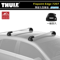 【露營趣】THULE 都樂 720700 Fixpoint Edge 預留孔型腳座 基座 包覆式 車頂架 行李架 置物架 旅行架 荷重桿