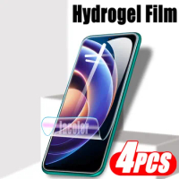 4Pcs Hydrogel Film Screen Protector For Xiaomi Redmi Note 12R 12S 12 Turbo 12T Pro Note12 Screen Protector Note12Pro Gel Film