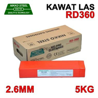 Kawat Las RD360 2.6mm NIKKO STEEL Elektroda RD 360 2.6 mm Welding Listrik 2.6 X 350 Kemasan Per 5KG