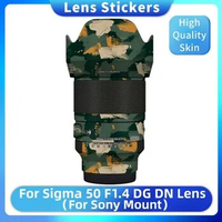 For Sigma 50 F1.4 DG DN ART Decal Skin Vinyl Wrap Film Camera Lens Body Protective Sticker Coat ( E Mount ) 50mm F1.4 50 1.4