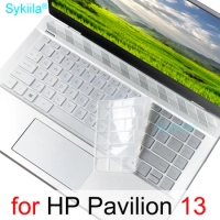 Keyboard Cover for HP Pavilion 13 X360 Aero 13z 13t 13-bb 13-be 13z-be 13-an 13-u 13-s Silicone Laptop Protector Skin Case 13.3
