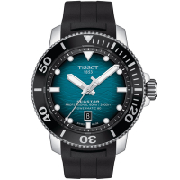 TISSOT 天梭 官方授權Seastar 2000 海星600米潛水機械錶 T1206071104100
