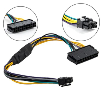 1Pc For DELL Optiplex 3020 7020 9020 24 Pin To 8pin Cables Power Supply Adapter Replacement