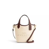 精選★COACH Hanna 17 品牌Logo磁性按扣肩帶可拆卸水桶包  (預購)CR169/CR256【母親節禮物★菲尼斯 國際精品3折起 春夏新品 換季下殺】