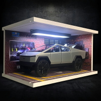 生日禮物特斯拉cybertruck賽博皮卡汽車模型仿真房車合金玩具車模-朵朵雜貨店