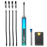 Mini Intelligent Electric Soldering Iron Portable 65W High Power Soldering Station OLED Display Precise Temperature Control