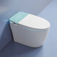 Smart Toilet Luxury Automatic Flush Intelligent Toilet Bowls Rimless Water Closet With Remote Control