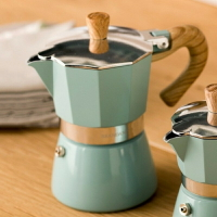 意式鋁製摩卡壺 土耳其八角咖啡壺 家用手沖泡咖啡壺