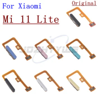 NEW For Xiaomi Mi 11 Lite 5G Home Button Fingerprint Menu Return Key Sensor Fingerprint Scanner Flex Cable
