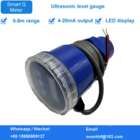 LED Ultrasonic level gauge integrated split explosion-proof level gauge sensor level gauge two-wire 4-20mA four-wire
