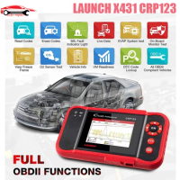 LAUNCH X431 CRP123 Code Reader OBD2 Professional Automotive Scanner Engine ABS SRS AT CRP 123 Car Diagnostic Tools pk CR3001