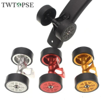TWTOPSE Thicken Bike Mudguard Fender Easywheel For Brompton Folding Bike Bicycle 3SIXTY PIKES Stable Laser Carve Easy Wheel 45mm