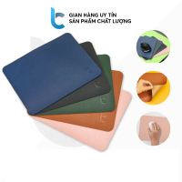 Miếng Lót Chuột Da Lucas Mouse Pad Cao Cấp Chống Nước, Mịn, Lì, Di Chuột Êm Mượt (26x21cm) tam  lot 