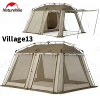 Naturehike Village13 Outdoor Automatic Tent Ventilation Shelter Waterproof Quick Open Camping Tent 4 Person Tent Canopy Tent