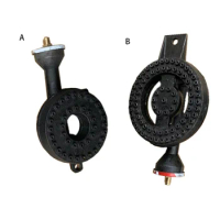burner parts cast iron propane burner head with cast iron fitting orifice For Clay pot stove Gas stove cast iron propane