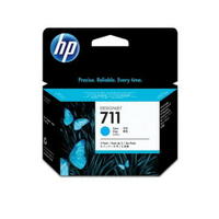 【最高22%回饋 滿額再折400】HP NO.711 原廠藍色墨水匣三入一組 CZ134A (29mlx3) 適用HP T520/T120/T530/T130