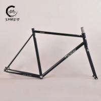 700C TSUNAMI SNM4130 Fixed Gear Bicycle Frameset 52cm 55cm Chromoly Steel Racing Track Fixie Bike Frame High Quality Bike Parts