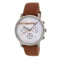 Jam Tangan Pria Esprit ES1G040L0015 ESPRIT WHITE DIAL BROWN STRAP