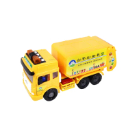 【KIDMATE】台灣好車隊-磨輪垃圾車(大型垃圾車 台灣玩具車 仿真 磨輪車 聲光玩具 中文語音)