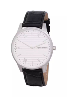 Pierre Cardin Watches Pierre Cardin Bastille Lines Mens white leather watch 42 mm