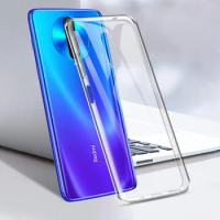 Funda Mobile Phone Case for Xiaomi Poco X3 NFC F2 Pro Transparent Back Covers PocoX3 X3NFC F2Pro Soft Clear Silicone TPU Housing