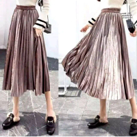 ROK PLISKET BLUDRU VELVET 7/8 PREMIUM / ROK PLISKET BLUDRU WANITA