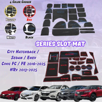 Car Interior Slot Mat City Civic FC FE HRV 2013-2025 Car Slot Mat