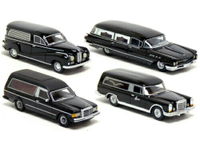 1/87 BOS 四大棺材車Buick Flxible hearse 600 普爾曼 502 樹脂