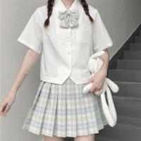 基礎/上衣日系款小眾長袖jk制服白襯衫女學院短款設計感襯衣短袖